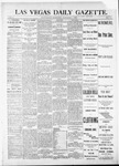 Las Vegas Daily Gazette, 10-07-1882 by J. H. Koogler