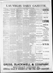 Las Vegas Daily Gazette, 10-28-1882 by J. H. Koogler