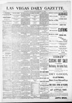 Las Vegas Daily Gazette, 10-31-1882 by J. H. Koogler