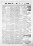 Las Vegas Daily Gazette, 11-12-1882 by J. H. Koogler