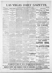 Las Vegas Daily Gazette, 12-12-1882 by J. H. Koogler