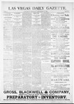 Las Vegas Daily Gazette, 12-16-1882 by J. H. Koogler