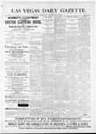 Las Vegas Daily Gazette, 12-29-1882 by J. H. Koogler