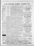 Las Vegas Daily Gazette, 01-11-1883 by J. H. Koogler