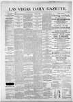 Las Vegas Daily Gazette, 01-24-1883 by J. H. Koogler