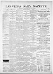 Las Vegas Daily Gazette, 01-25-1883 by J. H. Koogler