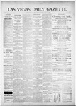 Las Vegas Daily Gazette, 01-31-1883 by J. H. Koogler