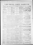 Las Vegas Daily Gazette, 03-09-1883 by J. H. Koogler