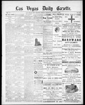 Las Vegas Daily Gazette, 08-03-1883 by J. H. Koogler