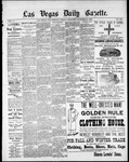 Las Vegas Daily Gazette, 10-12-1883 by J. H. Koogler