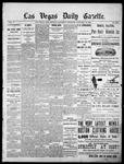 Las Vegas Daily Gazette, 01-12-1884 by J. H. Koogler