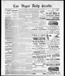 Las Vegas Daily Gazette, 08-30-1884 by J. H. Koogler