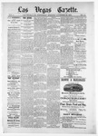 Las Vegas Daily Gazette, 11-26-1884 by J. H. Koogler