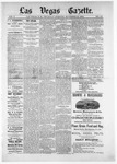 Las Vegas Daily Gazette, 11-27-1884 by J. H. Koogler