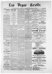 Las Vegas Daily Gazette, 12-18-1884 by J. H. Koogler
