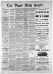 Las Vegas Daily Gazette, 12-24-1884 by J. H. Koogler