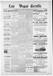 Las Vegas Daily Gazette, 08-04-1885 by J. H. Koogler