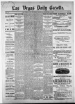 Las Vegas Daily Gazette, 11-26-1885 by J. H. Koogler