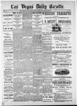 Las Vegas Daily Gazette, 12-03-1885 by J. H. Koogler
