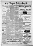 Las Vegas Daily Gazette, 12-22-1885 by J. H. Koogler