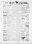 Las Vegas Morning Gazette, 10-29-1880 by J. H. Koogler