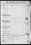 El independiente (Las Vegas, N.M.), 1895-08-10 by La Cía. Publicista de "El Independiente"