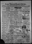 Las Vegas Daily Optic, 10-24-1896 by R. A. Kistler
