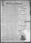 Western Liberal, 01-23-1891 by Lordsburg Print Company