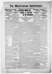 Mountainair Independent, 09-28-1916 by Mountainair Printing Company