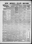 New Mexico State Record, 09-27-1918 by State Publishing Company