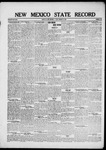 New Mexico State Record, 01-09-1920 by State Publishing Company