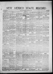 New Mexico State Record, 09-03-1920 by State Publishing Company