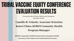 Tribal Vaccine Equity Conference Evaluation Results 2024