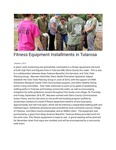 Fitness Equipment Installments in Tularosa by University of New Mexico Prevention Research Center