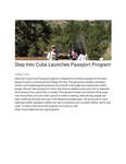 Step Into Cuba Launches Passport Program by University of New Mexico Prevention Research Center