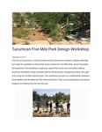 Tucumcari Five Mile Park Design Workshop by University of New Mexico Prevention Research Center