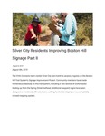 Silver City Residents Improving Boston Hill Signage Part II