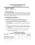 UNM Taos Woodworking (WW) Certificate Plan, Report, Maturity Rubric 2017-2018 by UNM Taos