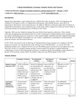 2017/2018 CULLS OILS State of Assessment Narrative and Rubric