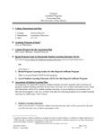 2014-2015 Valencia Phlebotomy Cert Assessment Plan