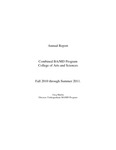 2010-2011 CAS Combined BA MD Assessment Report