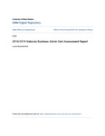 2018/2019 Valencia Business Admin Cert Assessment Report