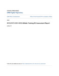2018/2019 COE HESS Athletic Training BS Assessment Report