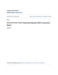 2018/2019 COE TEELP Elementary Education BSED Assessment Report