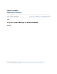 2019/2020 UNMG Nursing AS Assessment Plan