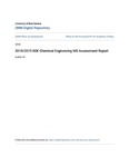 2018/2019 SOE Chemical Engineering MS Assessment Report