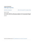 2018/2019 UNMT Nursing Academic Unit Assessment Report