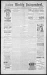 Raton Weekly Independent, 03-09-1889