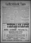 La Revista de Taos, 02-08-1907 by José Montaner