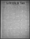 La Revista de Taos, 02-26-1909 by José Montaner